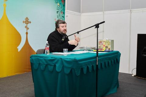 «Религия и психология о самом страшном». Беседа с Диаконом Ильей Кокиным на «Нижегородской ярмарке» «Религия и психология о самом страшном». Беседа с Диаконом Ильей Кокиным на «Нижегородской ярмарке»